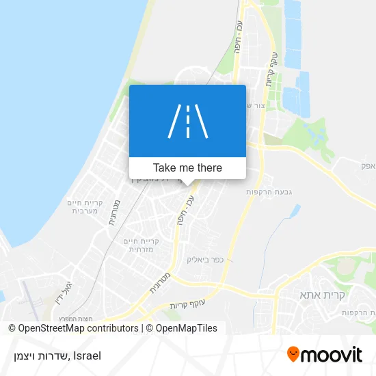 Карта שדרות ויצמן