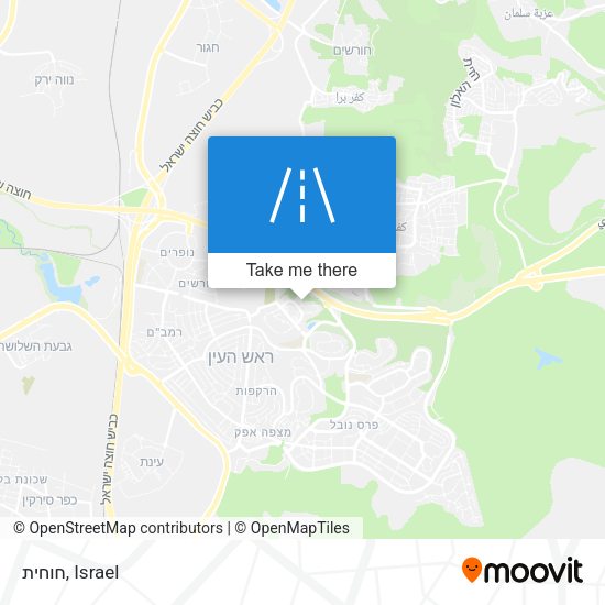 חוחית map