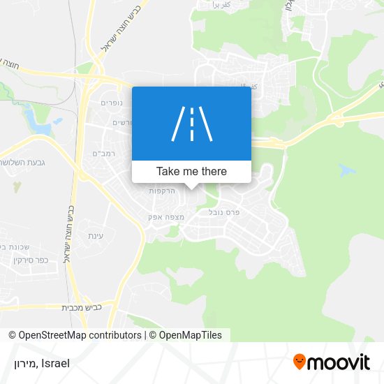 Карта מירון