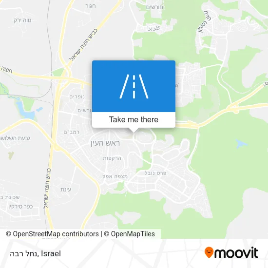 Карта נחל רבה