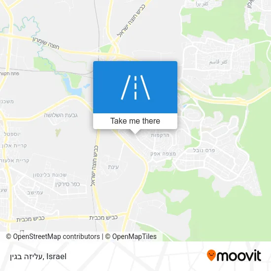Карта עליזה בגין