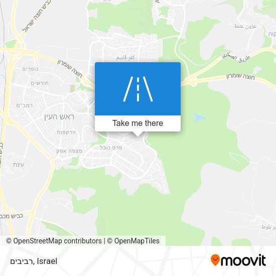 רביבים map