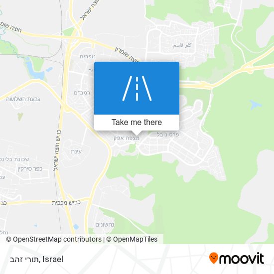 תורי זהב map