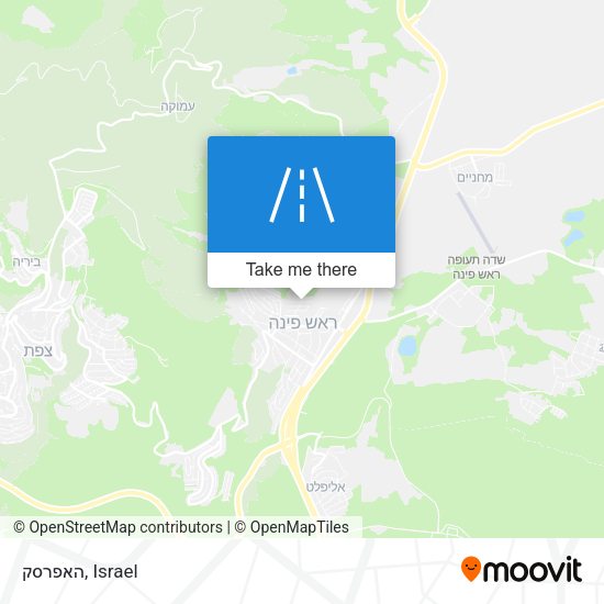 האפרסק map
