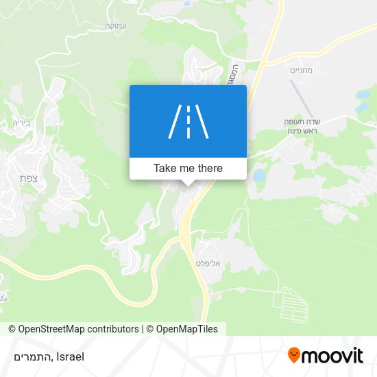 התמרים map