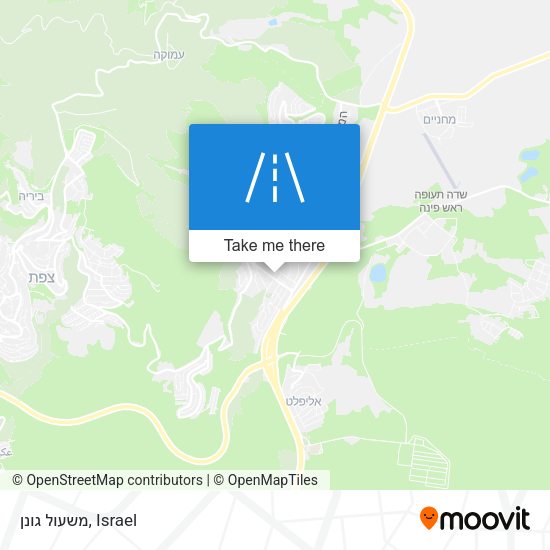 Карта משעול גונן