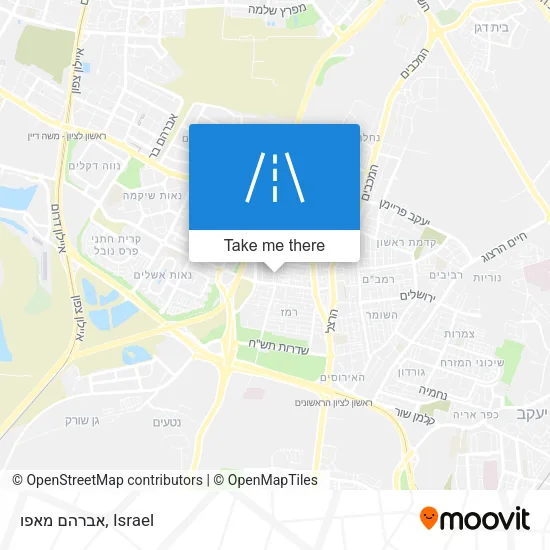 Карта אברהם מאפו
