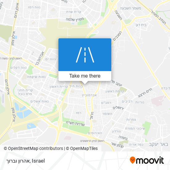 אהרון וברוך map