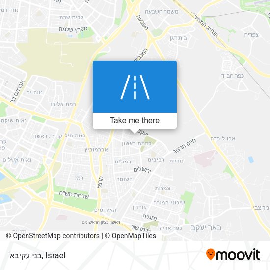 בני עקיבא map