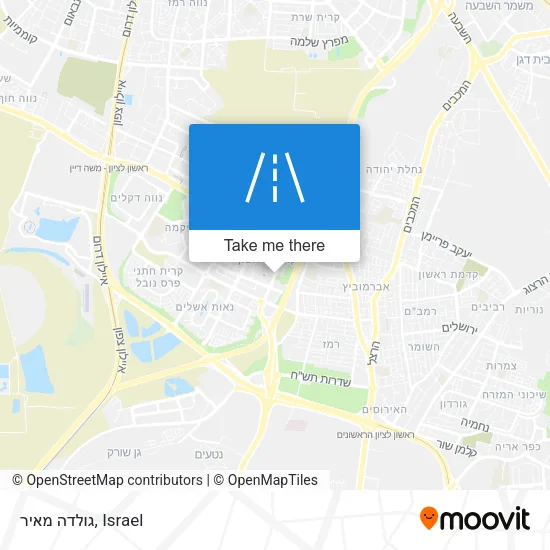 Карта גולדה מאיר