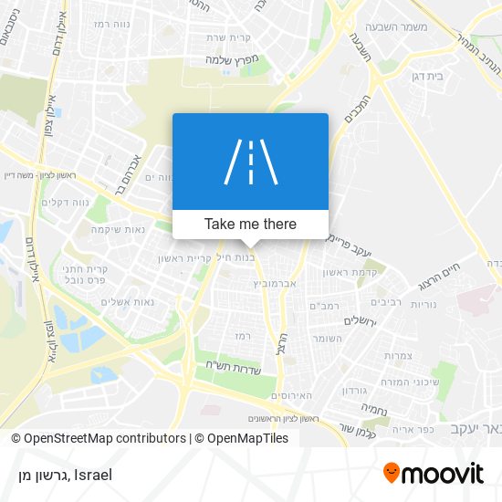 גרשון מן map