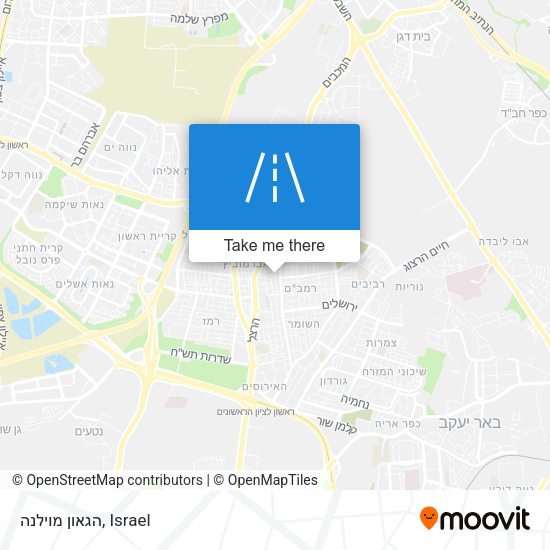 הגאון מוילנה map