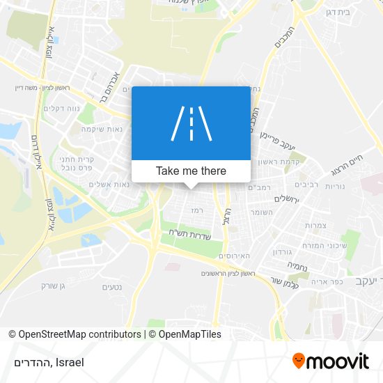 ההדרים map