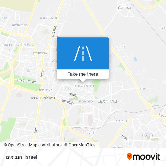 הנביאים map