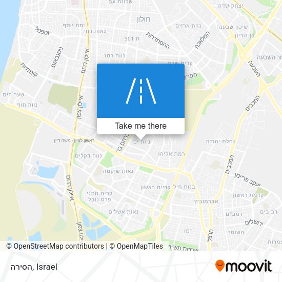 הסירה map
