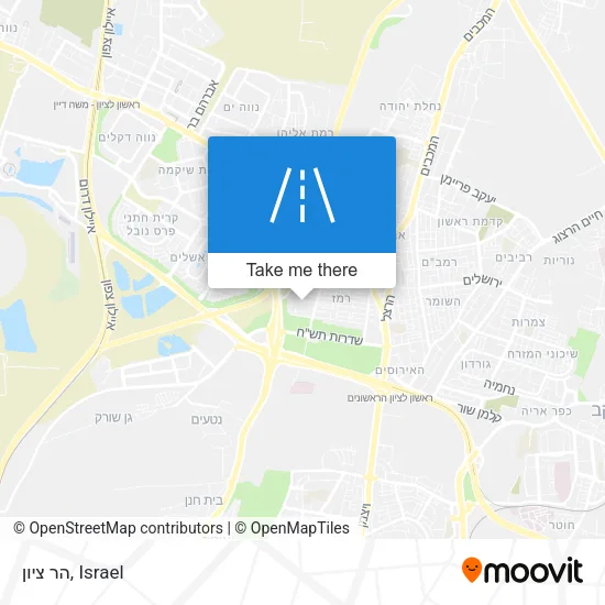 Карта הר ציון