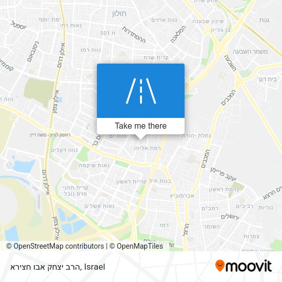 הרב יצחק אבו חצירא map