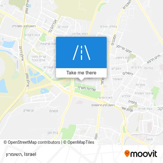 Карта השומרון