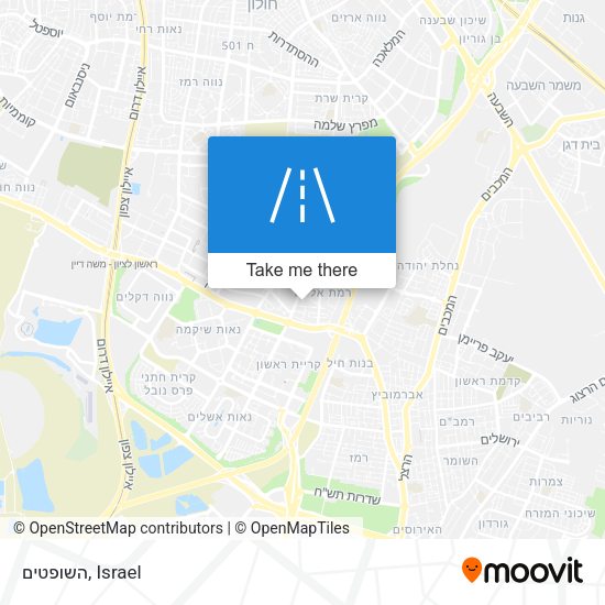 השופטים map