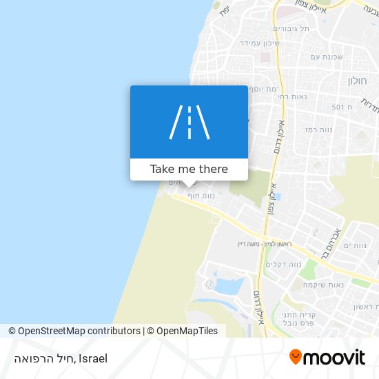 חיל הרפואה map