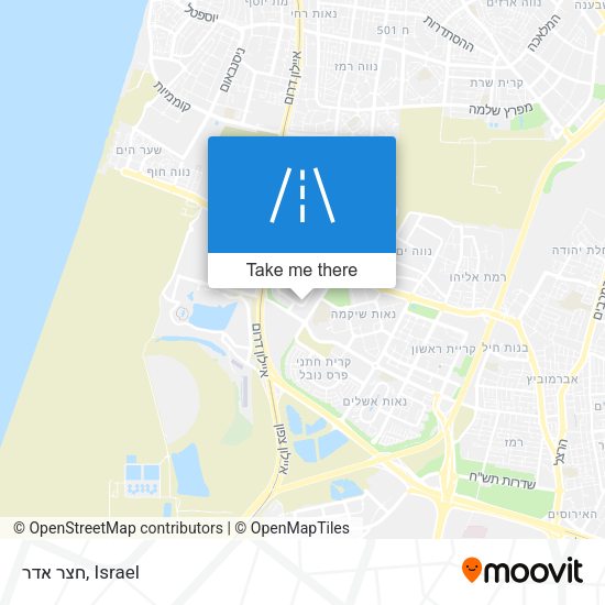 חצר אדר map