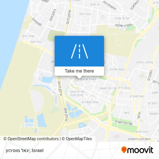יגאל מוסינזון map