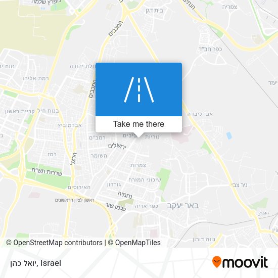 יואל כהן map