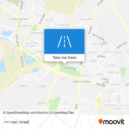 יוסף רויז map