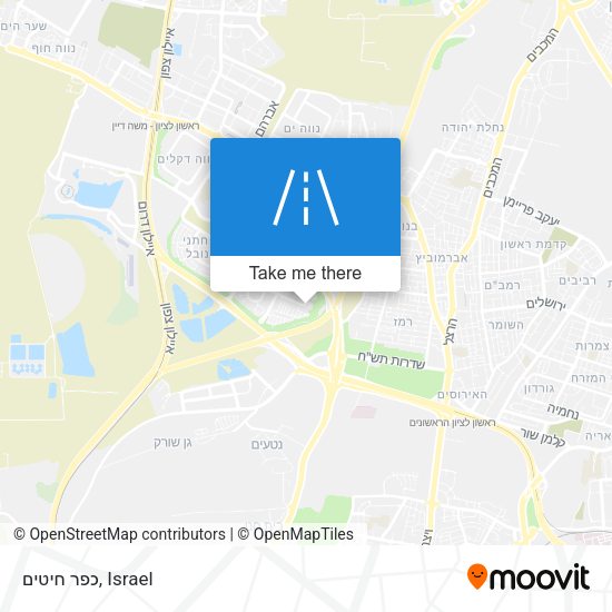 כפר חיטים map