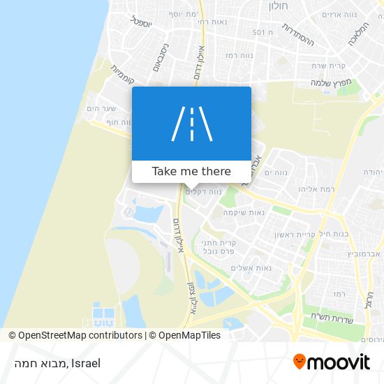 מבוא חמה map