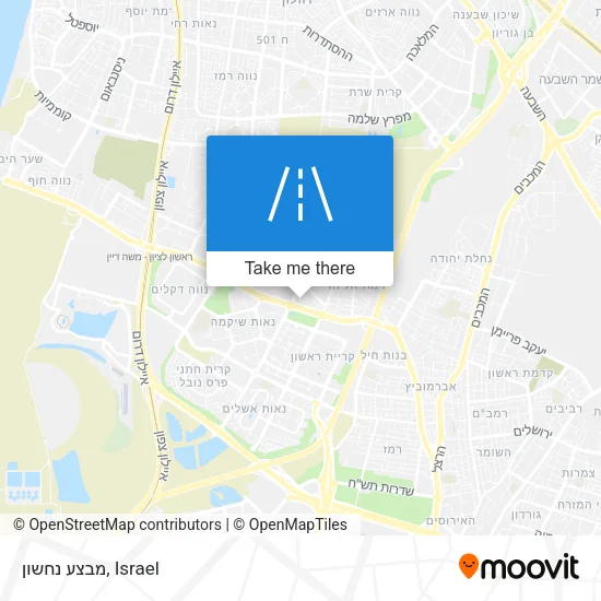 Карта מבצע נחשון