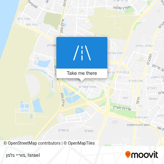 מוריי גלמן map
