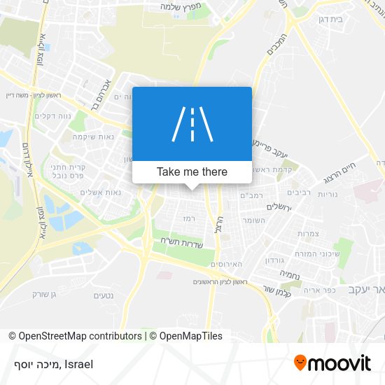 מיכה יוסף map