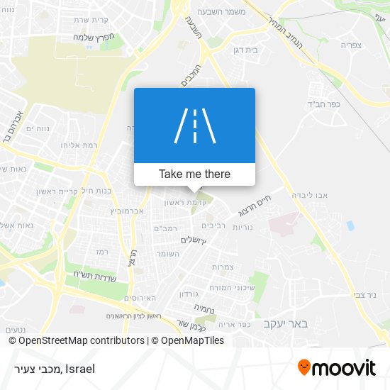 מכבי צעיר map