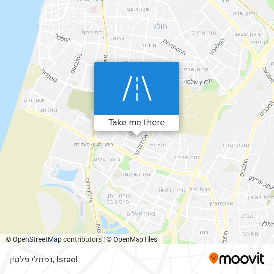 נפתלי פלטין map