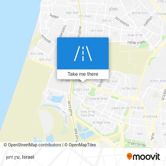 Карта עין זיוון