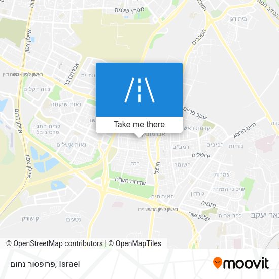 Карта פרופסור נחום