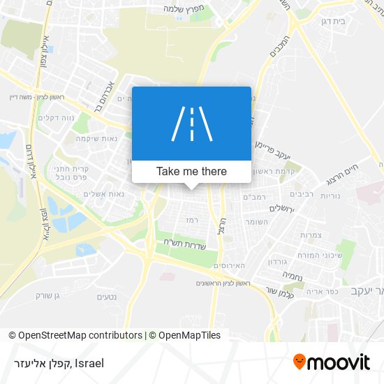 קפלן אליעזר map