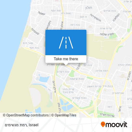 רמת מגשימים map
