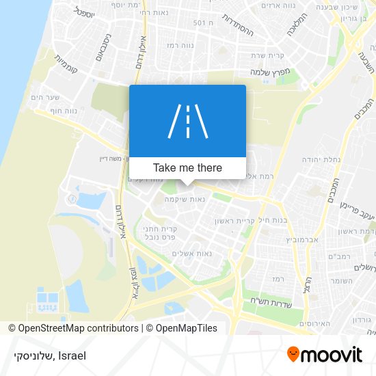 שלוניסקי map