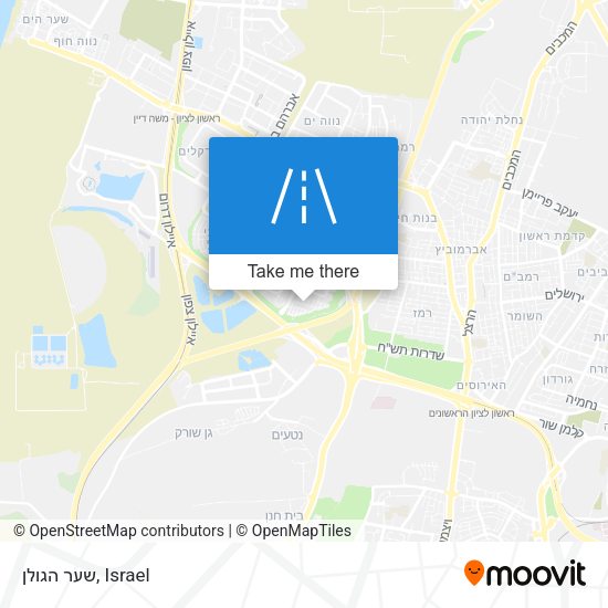 Карта שער הגולן
