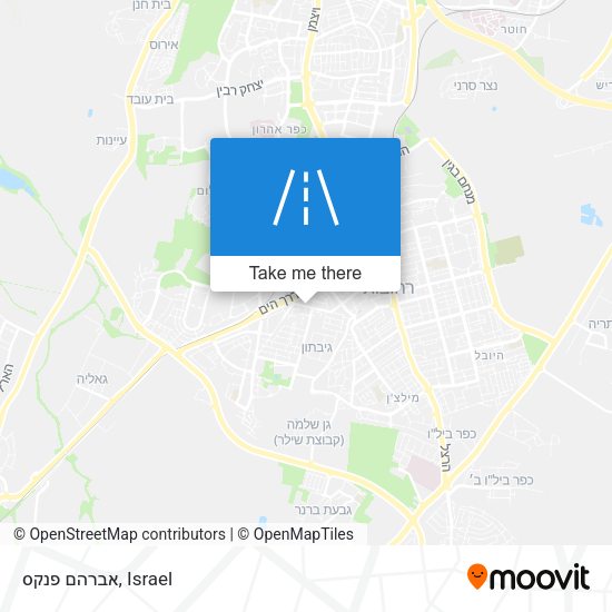 אברהם פנקס map