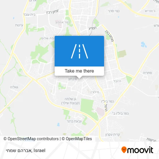אברהם שמחי map