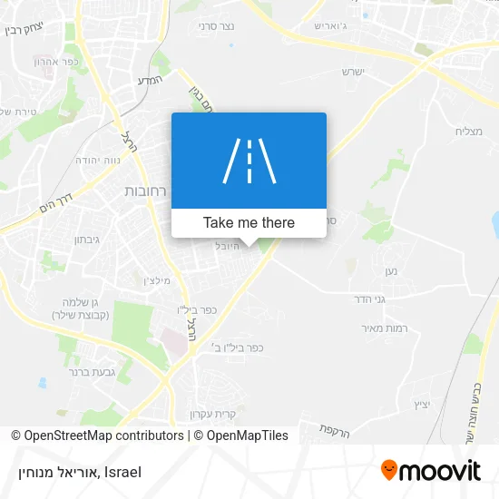 Карта אוריאל מנוחין