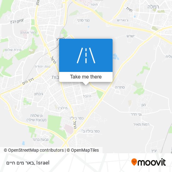 באר מים חיים map