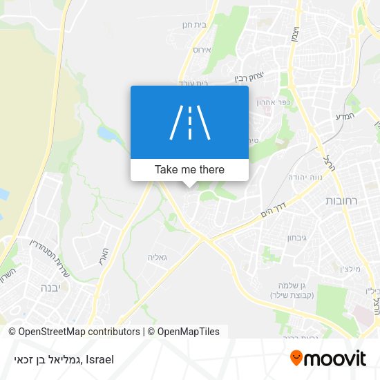 גמליאל בן זכאי map