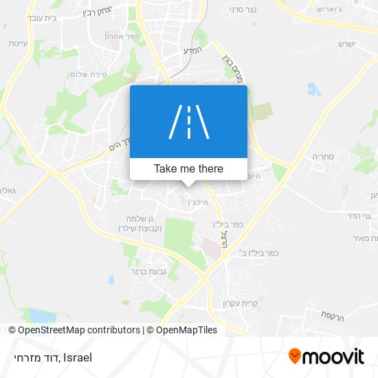 דוד מזרחי map