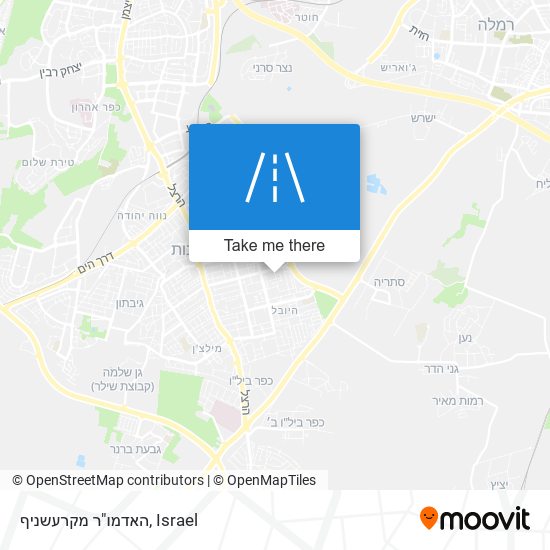 האדמו"ר מקרעשניף map