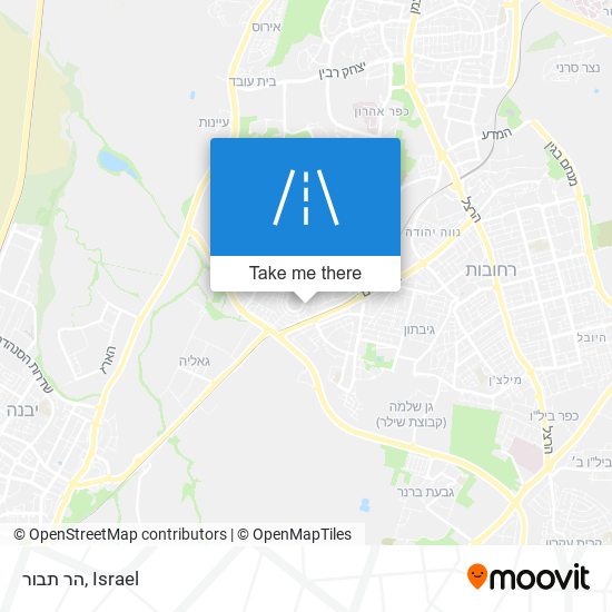 הר תבור map