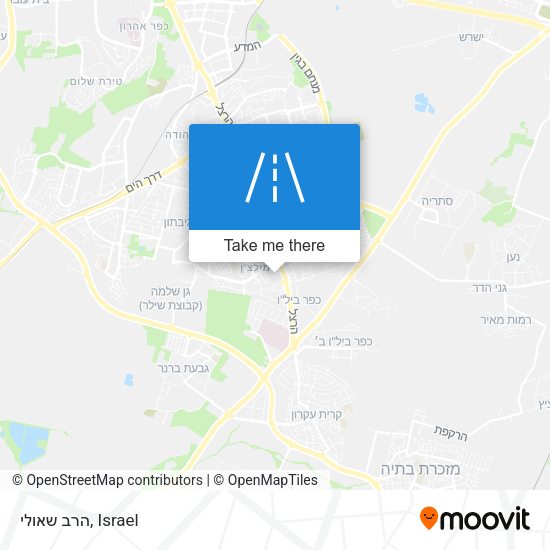 הרב שאולי map